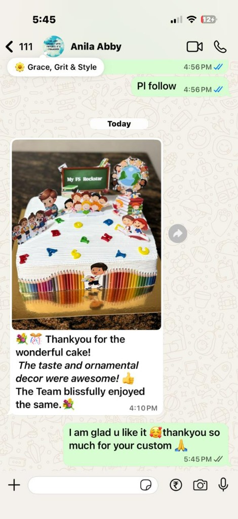 Customer WhatsApp Review 1